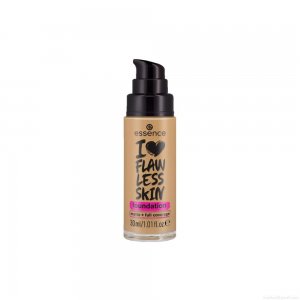 Base Líquida Matte Essence I Love Flawless Skin FPS 20 90 Dark Sand 30 ml