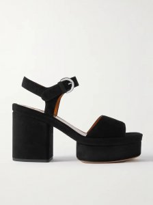 + NET SUSTAIN Odina suede platform sandals