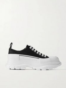 Tread Slick canvas exaggerated-sole sneakers