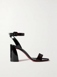 Miss Sabina 85 patent-leather sandals