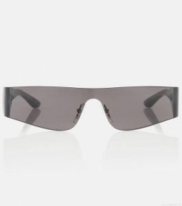 BalenciagaMono rectangular sunglasses