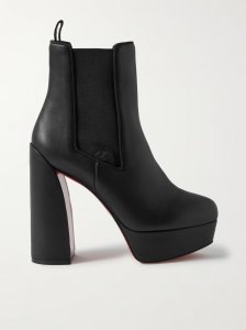 Movidastic 130 leather platform ankle boots