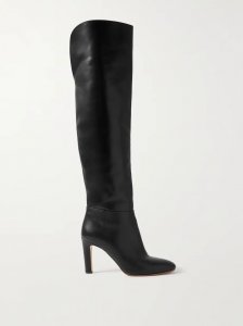 Linda leather over-the-knee boots