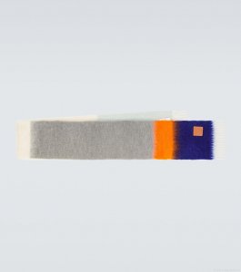 LoeweMohair and wool-blend scarf