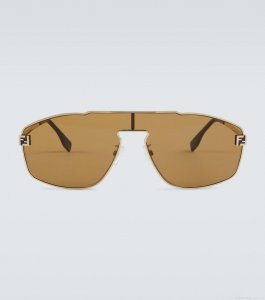 FendiFendi Sky flat-top sunglasses