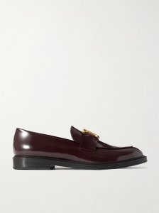 Marcie embellished leather loafers