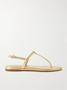 Nala metallic leather sandals