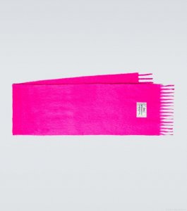 Acne StudiosFringed alpaca-blend scarf