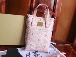 MCM WORLDWIDE CROSSBODY BAG pink