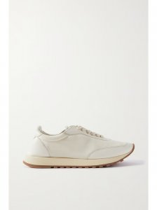 Owen Runner leather and mesh sneakers