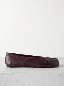 Tabi split-toe leather ballet flats