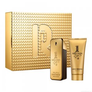 Kit Perfume Paco Rabanne 1 Million Masculino Eau de Toilette 100 ml + Gel de Banho 100 ml