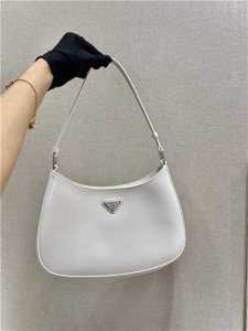 Prada Cleo Brushed Leather Shoulder Bag (Varied Colors) 1BC499