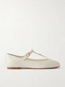 Marcie embellished leather ballet flats