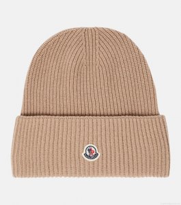 MonclerLogo wool beanie