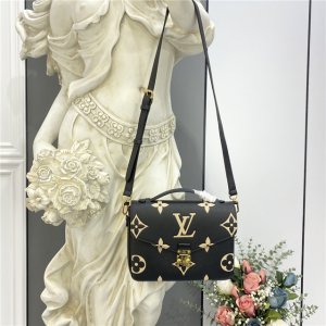 Louis Vuitton Pochette Metis Black/Beige