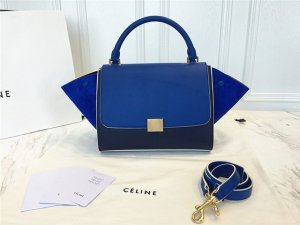 Celine Mini TRAPEZE Blue / Dark Blue