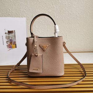 PRADA HANDBAG DOUBLE khaki