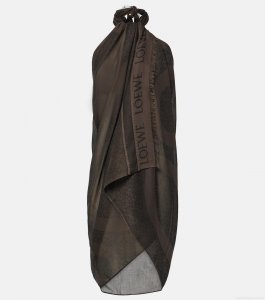 LoeweAnagram cotton scarf