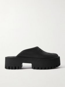 Elea perforated rubber platform mules