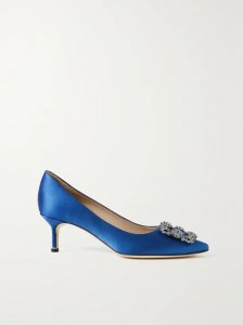 Hangisi 50 embellished satin pumps