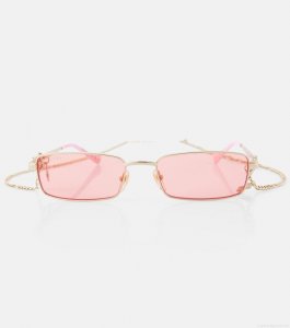 GucciCut Out rectangular sunglasses