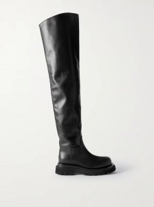 Cuissard leather over-the-knee boots