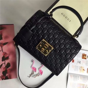 Gucci Padlock GG Signature Top Handle Bag (Varied Colors)