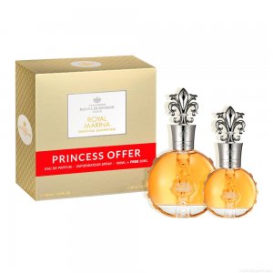 Kit Perfume Marina De Bourbon Royal Diamond Eau de Parfum Feminino 100 ml + Miniatura 30 ml