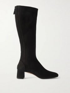 Saint Honore suede knee boots