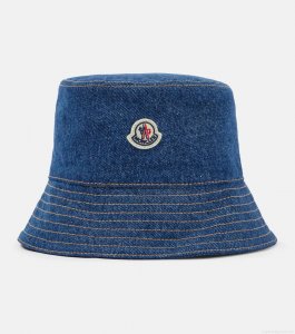 MonclerDenim bucket hat