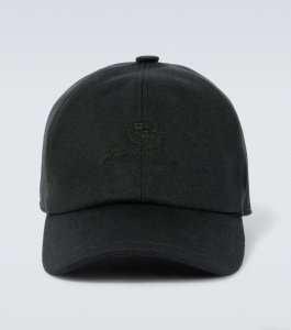 Loro PianaLogo cashmere baseball cap