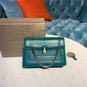 BULGARI HANDBAG Emerald Green