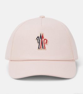 MonclerCanvas baseball cap