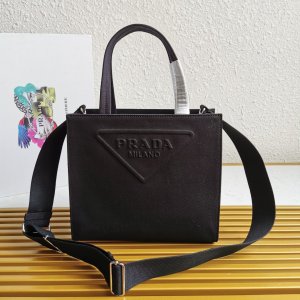 PRADA HANDBAG TOTE black