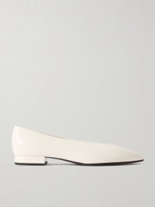 Rebecca leather point-toe flats