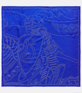 BurberryEKD silk scarf