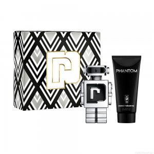 Kit Perfume Paco Rabanne Phantom Masculino Eau de Toilette 100 ml + Gel de Banho 100 ml