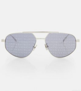 GivenchyGvspeed logo aviator sunglasses