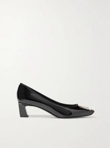 Decollete Trompette patent-leather pumps