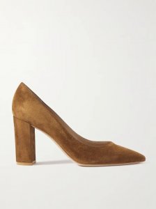 Piper 85 suede pumps