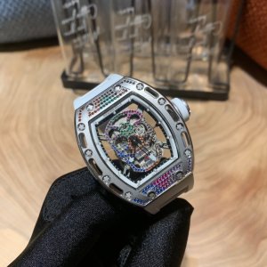 Richard Mille RM-052 Full Diamond Skull Collection Watch