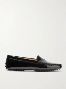 Gommino patent-leather loafers