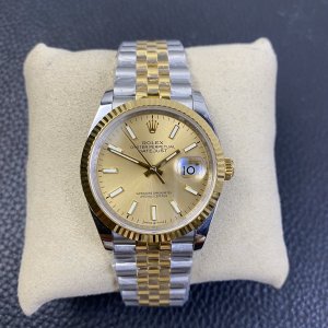 Rolex Datejust 36 Series, Popular Two-Tone Gold Model