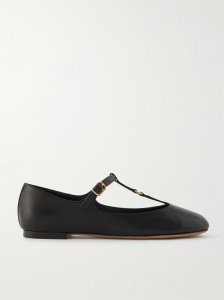 Marcie embellished leather ballet flats