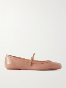 Carla leather Mary Jane ballet flats