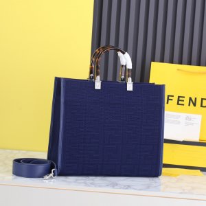 FENDI HANDBAG Dark blue