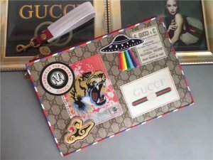 Gucci Courrier GG Supreme Pouch (Varied Colors)