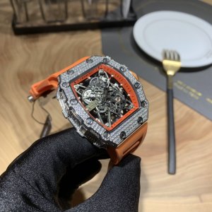 Richard Mille RM035-AMERICA5 Full Diamond-set Skeleton Watch