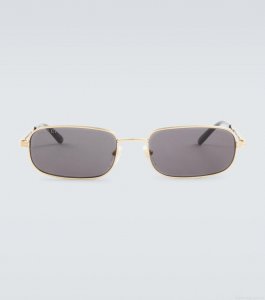 GucciLogo rectangular sunglasses